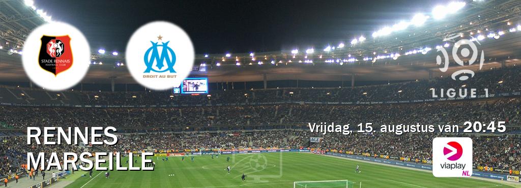 Wedstrijd tussen Rennes en Marseille live op tv bij Viaplay Nederland (vrijdag, 15. augustus van 20:45). Wedstrijd tussen Rennes en Marseille live op tv bij Viaplay Nederland (vrijdag, 15. augustus van 20:45).
