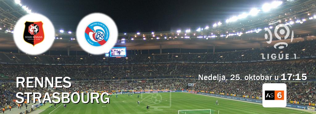 Izravni prijenos utakmice Rennes i Strasbourg pratite uživo na Arena Sport 6 (nedelja, 25. oktobar u 17:15). Izravni prijenos utakmice Rennes i Strasbourg pratite uživo na Arena Sport 6 (nedelja, 25. oktobar u 17:15).