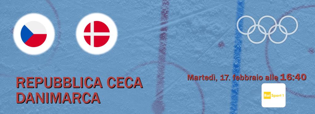 Il match Repubblica Ceca - Danimarca sarà trasmesso in diretta TV su Rai Sport (ore 16:40)