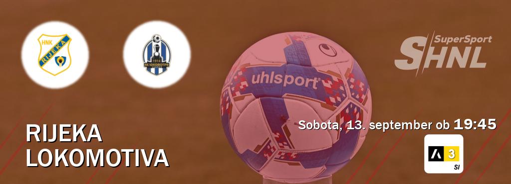 Dvoboj Rijeka in Lokomotiva s prenosom tekme v živo na Arena Sport 3.