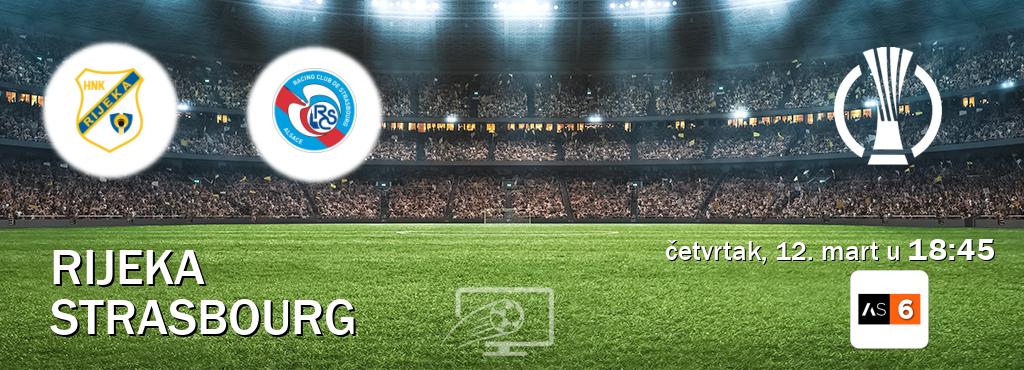 Izravni prijenos utakmice Rijeka i Strasbourg pratite uživo na Arena Sport 6 (četvrtak, 12. mart u  18:45).