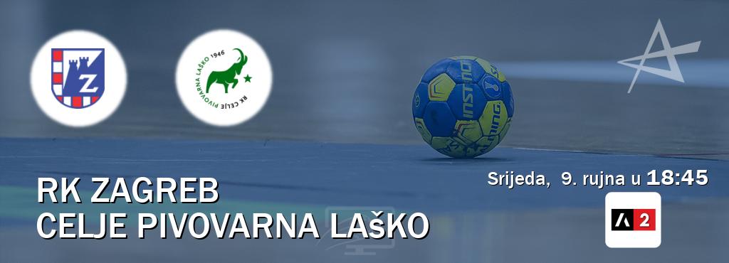 Izravni prijenos utakmice RK Zagreb i Celje Pivovarna Laško pratite uživo na Arena Sport 2 (srijeda,  9. rujna u  18:45).
