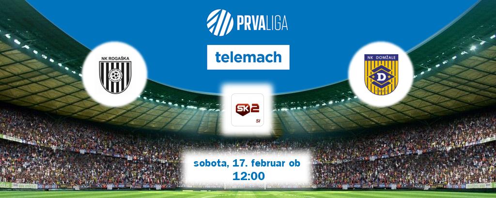 Prenos tekme med Rogaška in Domžale v živo na Sportklub 2 (sobota, 17. februar ob  12:00 uri).