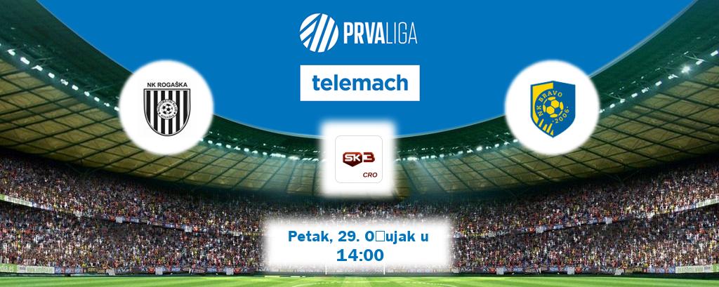 Izravni prijenos utakmice Rogaška i NK Bravo pratite uživo na Sportklub 3 (Petak, 29. Ožujak u  14:00).