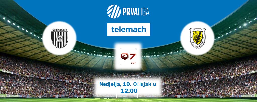 Izravni prijenos utakmice Rogaška i Radomlje pratite uživo na Sportklub 7 (Nedjelja, 10. Ožujak u  12:00).