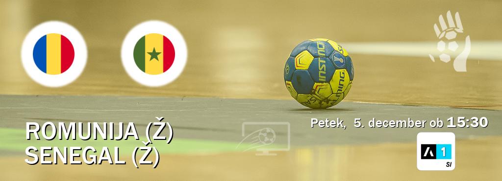 Romunija (Ž) in Senegal (Ž) v živo na Arena Sport 1. Prenos tekme bo v petek,  5. december ob  15:30