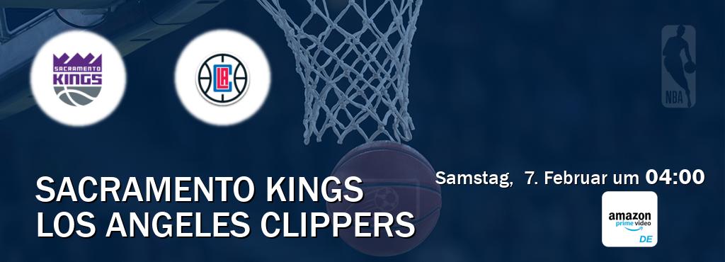 Das Spiel zwischen Sacramento Kings und Los Angeles Clippers wird am Samstag, 7. Februar um 04:00, live vom Amazon Prime DE übertragen. Das Spiel zwischen Sacramento Kings und Los Angeles Clippers wird am Samstag, 7. Februar um 04:00, live vom Amazon Prime DE übertragen.