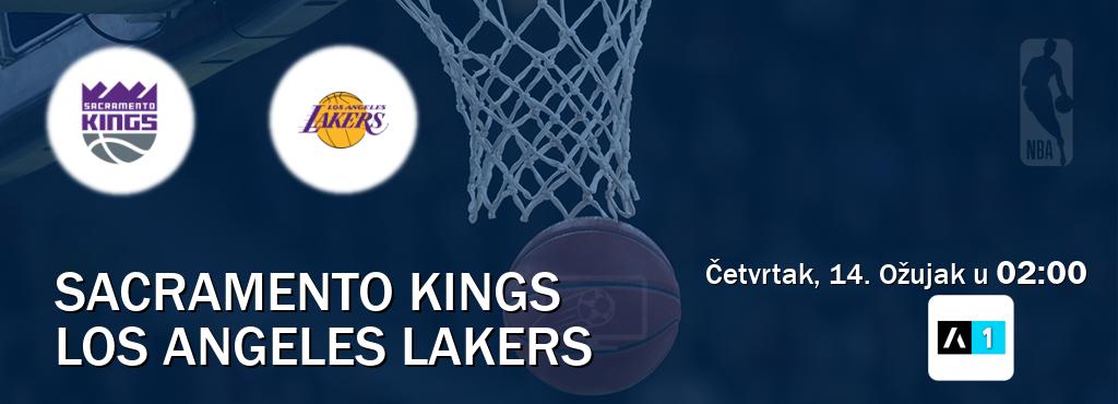 Izravni prijenos utakmice Sacramento Kings i Los Angeles Lakers pratite uživo na Arena Sport 1 (Četvrtak, 14. Ožujak u  02:00).