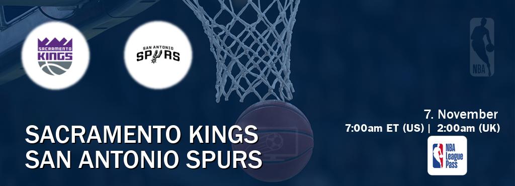 You can watch game live between Sacramento Kings and San Antonio Spurs on NBA League Pass. You can watch game live between Sacramento Kings and San Antonio Spurs on NBA League Pass.