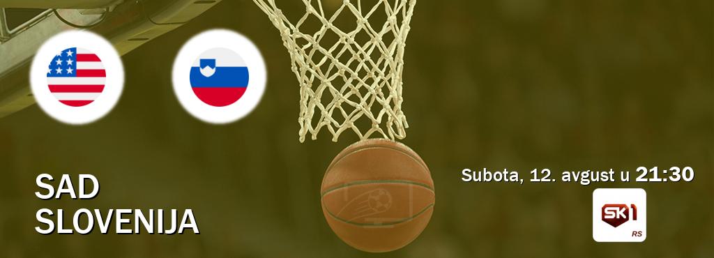 Izravni prijenos utakmice SAD i Slovenija pratite uživo na Sportklub 1 (subota, 12. avgust u  21:30).