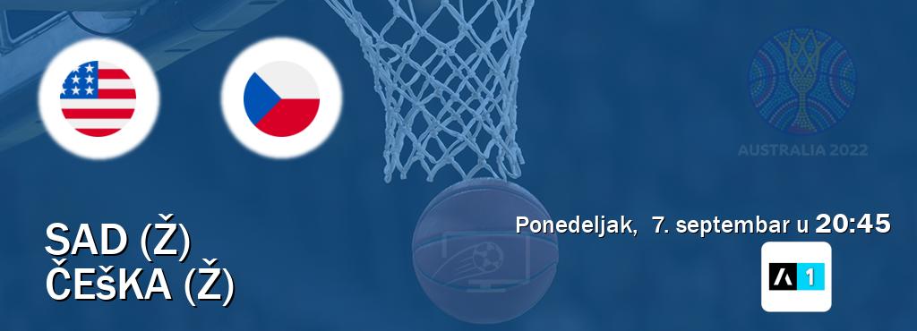 Izravni prijenos utakmice SAD (Ž) i Češka (Ž) pratite uživo na Arena Sport 1 (ponedeljak,  7. septembar u  20:45).