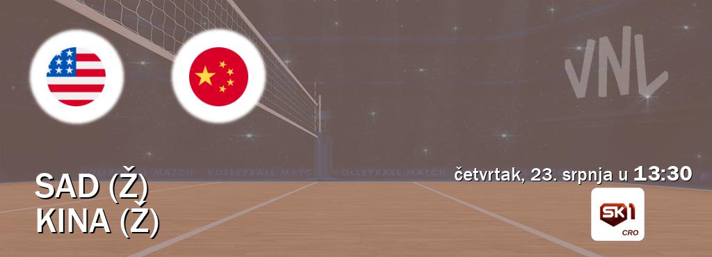 Izravni prijenos utakmice SAD (Ž) i Kina (Ž) pratite uživo na Sportklub 1 (četvrtak, 23. srpnja u 13:30). Izravni prijenos utakmice SAD (Ž) i Kina (Ž) pratite uživo na Sportklub 1 (četvrtak, 23. srpnja u 13:30).