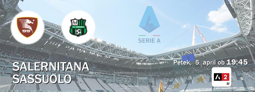 Prenos tekme med Salernitana in Sassuolo v živo na Arena Sport 2 (petek,  5. april ob  19:45 uri).