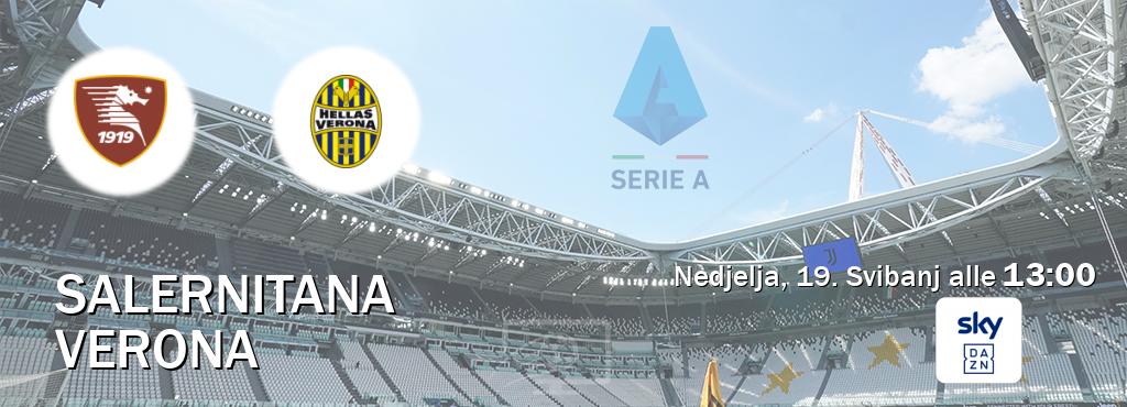 Il match Salernitana - Verona sarà trasmesso in diretta TV su Sky Sport Bar (ore 13:00)
