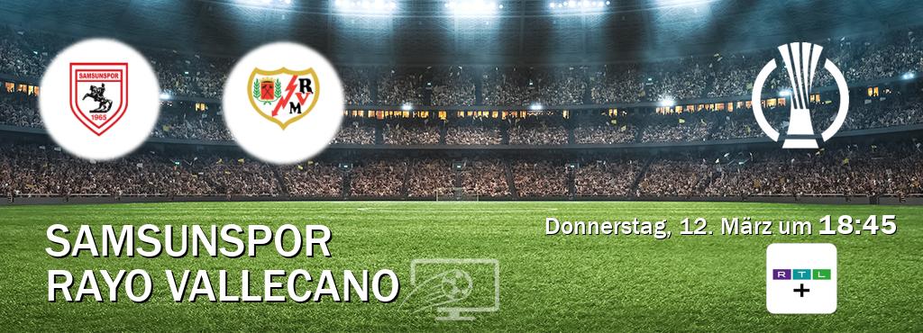 Das Spiel zwischen Samsunspor und Rayo Vallecano wird am Donnerstag, 12. März um 18:45, live vom RTL+ übertragen. Das Spiel zwischen Samsunspor und Rayo Vallecano wird am Donnerstag, 12. März um 18:45, live vom RTL+ übertragen.