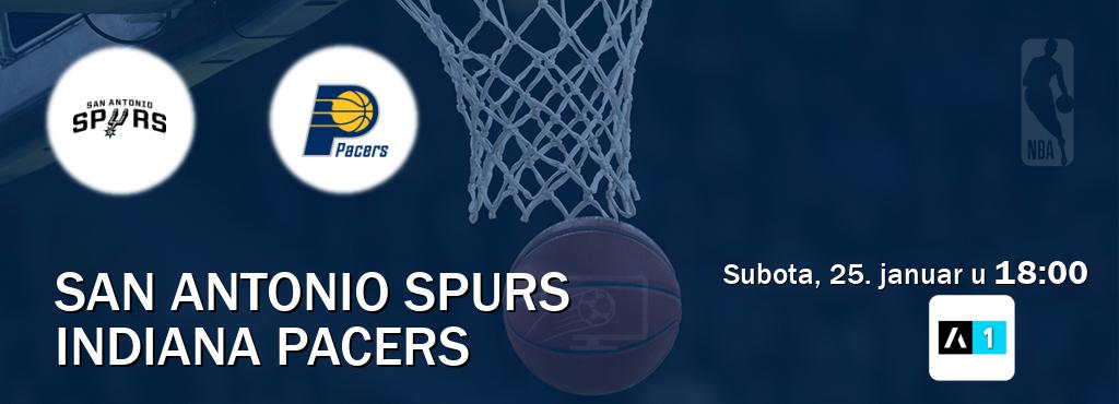 Izravni prijenos utakmice San Antonio Spurs i Indiana Pacers pratite uživo na Arena Sport 1 (subota, 25. januar u  18:00).