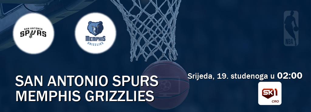 Izravni prijenos utakmice San Antonio Spurs i Memphis Grizzlies pratite uživo na Sportklub 1 (srijeda, 19. studenoga u 02:00). Izravni prijenos utakmice San Antonio Spurs i Memphis Grizzlies pratite uživo na Sportklub 1 (srijeda, 19. studenoga u 02:00).