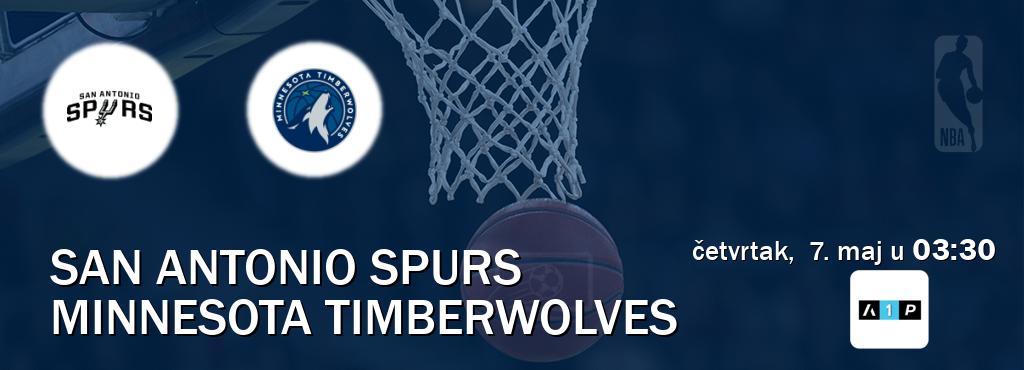 Izravni prijenos utakmice San Antonio Spurs i Minnesota Timberwolves pratite uživo na Arena Premium 1 (četvrtak,  7. maj u  03:30).
