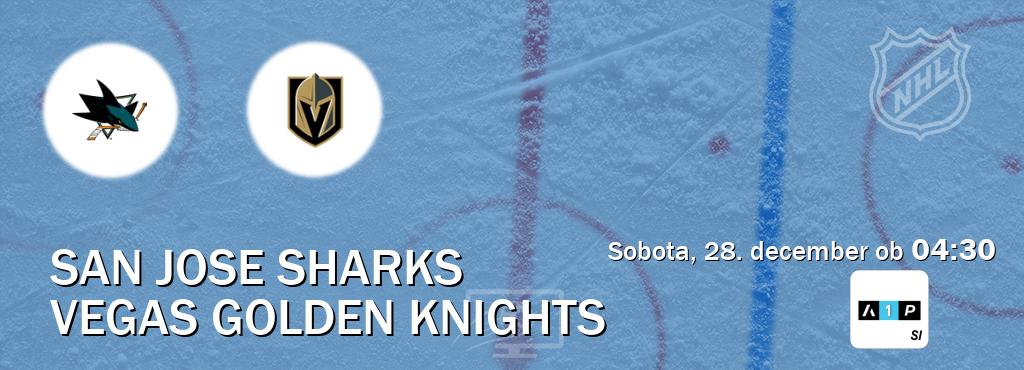 San Jose Sharks in Vegas Golden Knights v živo na Arena Sport Premium. Prenos tekme bo v sobota, 28. december ob  04:30