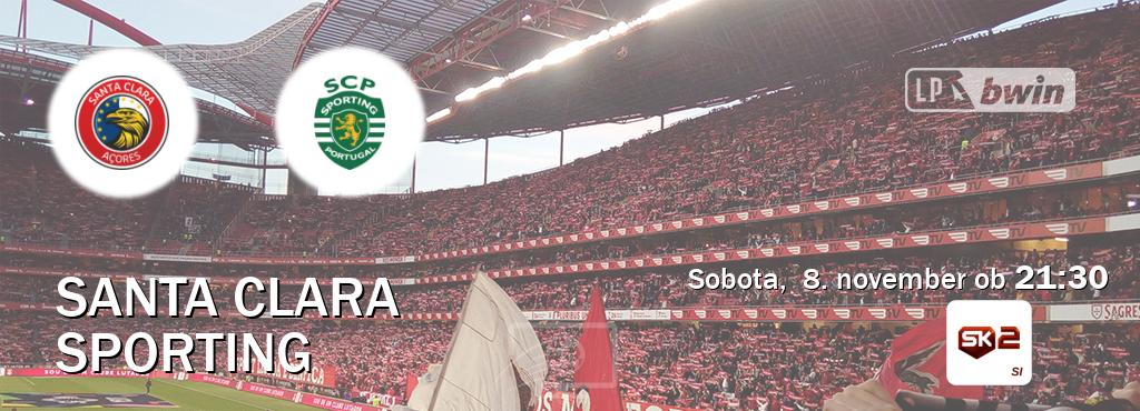Santa Clara in Sporting v živo na Sportklub 2. Prenos tekme bo v sobota, 8. november ob 21:30 Santa Clara in Sporting v živo na Sportklub 2. Prenos tekme bo v sobota, 8. november ob 21:30