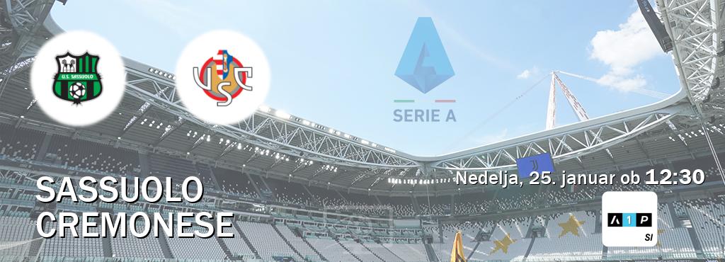 Sassuolo in Cremonese v živo na Arena Sport Premium. Prenos tekme bo v nedelja, 25. januar ob  12:30