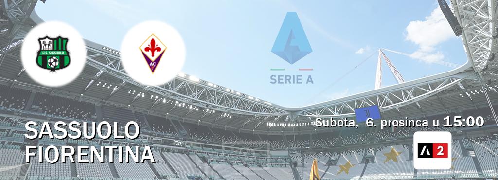 Izravni prijenos utakmice Sassuolo i Fiorentina pratite uživo na Arena Sport 2 (subota,  6. prosinca u  15:00).