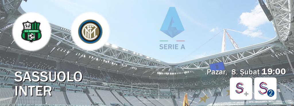Karşılaşma Sassuolo - Inter S Sport + ve S Sport 2'den canlı yayınlanacak (Pazar,  8. Şubat  19:00).