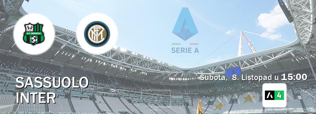 Izravni prijenos utakmice Sassuolo i Inter pratite uživo na Arena Sport 4 (Subota,  8. Listopad u  15:00).
