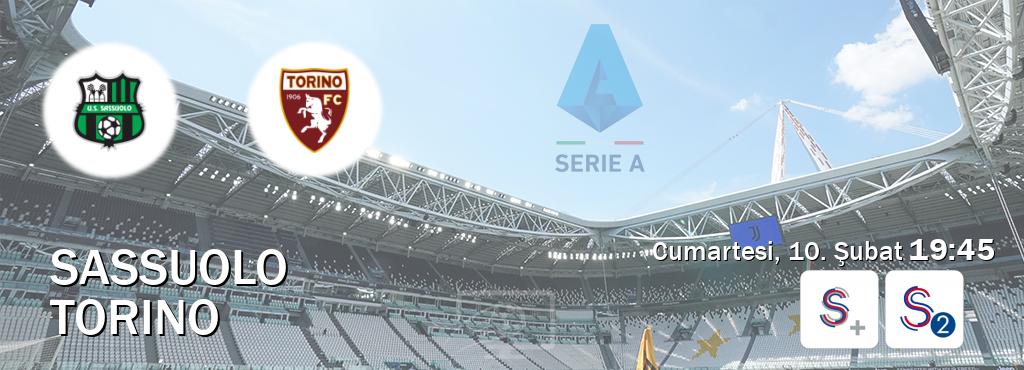 Karşılaşma Sassuolo - Torino S Sport + ve S Sport 2'den canlı yayınlanacak (Cumartesi, 10. Şubat  19:45).