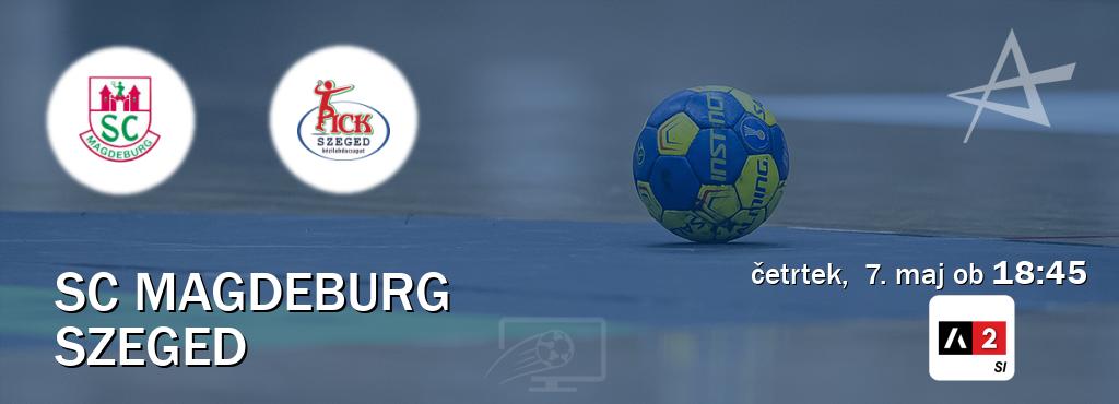SC Magdeburg in Szeged v živo na Arena Sport 2. Prenos tekme bo v četrtek,  7. maj ob  18:45