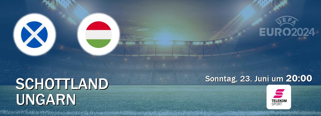 Das Spiel zwischen Schottland und Ungarn wird am Sonntag, 23. Juni um  20:00, live vom Magenta Sport übertragen.