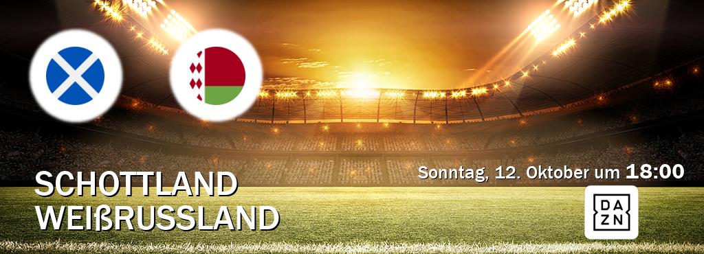 Das Spiel zwischen Schottland und Weißrussland wird am Sonntag, 12. Oktober um 18:00, live vom DAZN übertragen. Das Spiel zwischen Schottland und Weißrussland wird am Sonntag, 12. Oktober um 18:00, live vom DAZN übertragen.