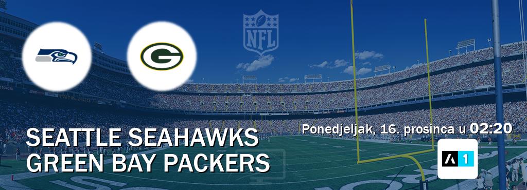 Izravni prijenos utakmice Seattle Seahawks i Green Bay Packers pratite uživo na Arena Sport 1 (ponedjeljak, 16. prosinca u  02:20).