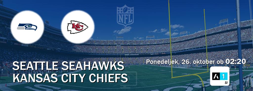Dvoboj Seattle Seahawks in Kansas City Chiefs s prenosom tekme v živo na Arena Sport 1.