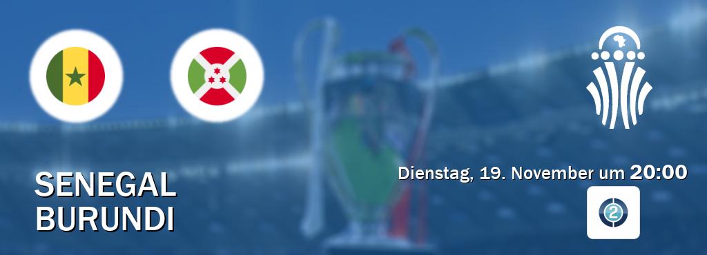 Das Spiel zwischen Senegal und Burundi wird am Dienstag, 19. November um  20:00, live vom Sportdigital FUSSBALL 2 übertragen.