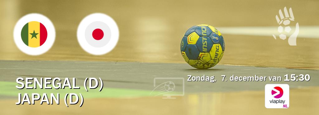 Wedstrijd tussen Senegal (D) en Japan (D) live op tv bij Viaplay Nederland (zondag,  7. december van  15:30).