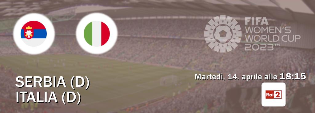 Il match Serbia (D) - Italia (D) sarà trasmesso in diretta TV su Rai 2 (ore 18:15)