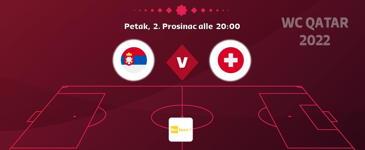 Il match Serbia - Svizzera sarà trasmesso in diretta TV su Rai Sport (ore 20:00)