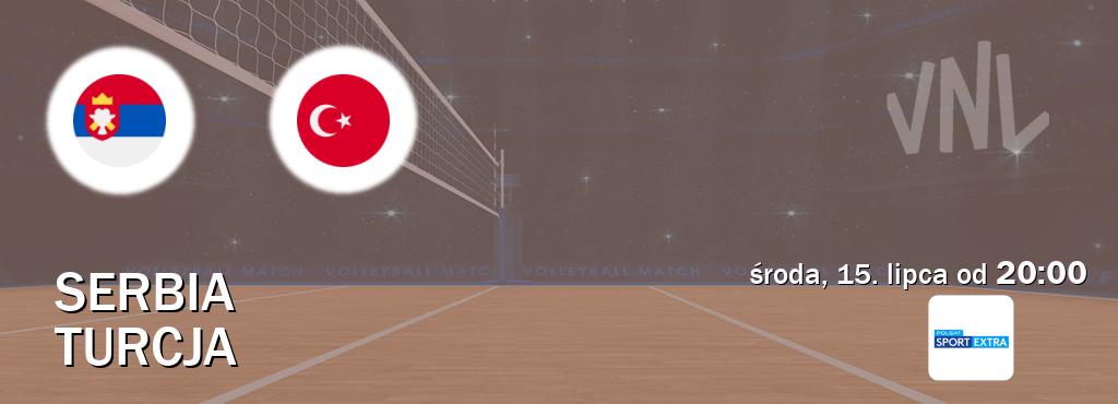 Gra między Serbia i Turcja transmisja na żywo w Polsat Sport Extra (środa, 15. lipca od  20:00).