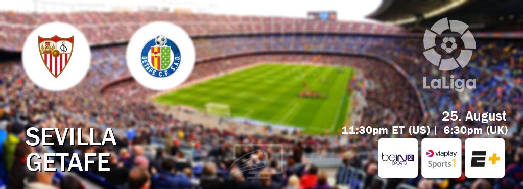 You can watch game live between Sevilla and Getafe on beIN SPORTS 2(AU), Viaplay Sports 1(UK), ESPN+(US). You can watch game live between Sevilla and Getafe on beIN SPORTS 2(AU), Viaplay Sports 1(UK), ESPN+(US).