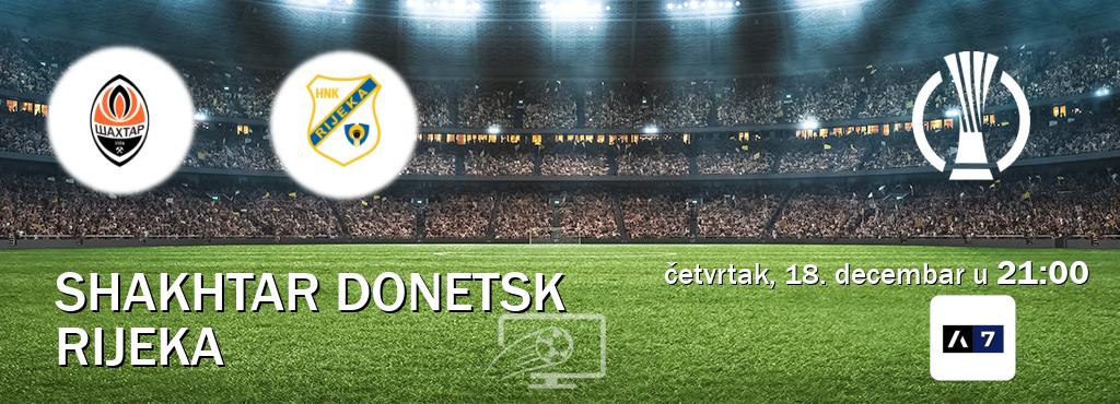 Izravni prijenos utakmice Shakhtar Donetsk i Rijeka pratite uživo na Arena Sport 7 (četvrtak, 18. decembar u  21:00).