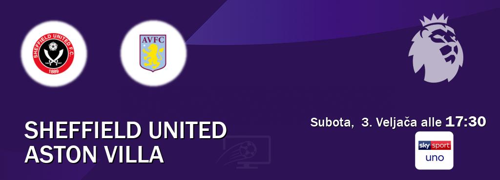 Il match Sheffield United - Aston Villa sarà trasmesso in diretta TV su Sky Sport Uno (ore 17:30)