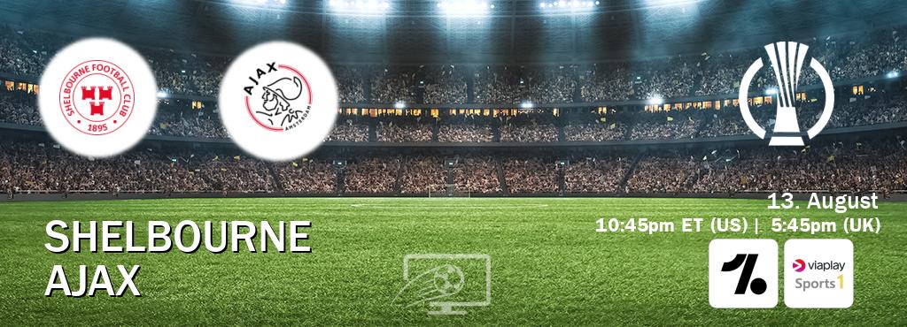 You can watch game live between Shelbourne and Ajax on OneFootball and Viaplay Sports 1(UK). You can watch game live between Shelbourne and Ajax on OneFootball and Viaplay Sports 1(UK).
