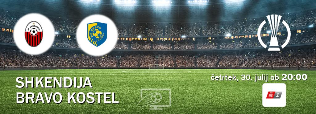 Shkendija in Bravo Kostel v živo na Sport TV 1. Prenos tekme bo v četrtek, 30. julij ob  20:00