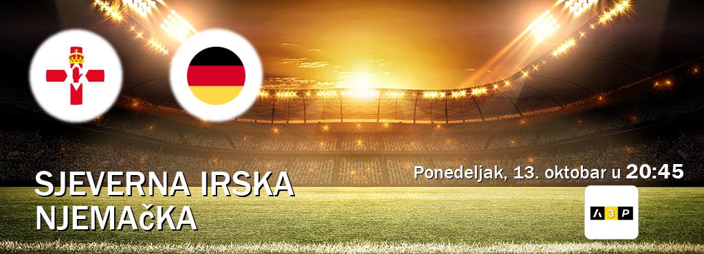 Izravni prijenos utakmice Sjeverna Irska i Njemačka pratite uživo na Arena Premium 3 (ponedeljak, 13. oktobar u 20:45). Izravni prijenos utakmice Sjeverna Irska i Njemačka pratite uživo na Arena Premium 3 (ponedeljak, 13. oktobar u 20:45).