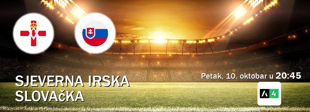 Izravni prijenos utakmice Sjeverna Irska i Slovačka pratite uživo na Arena Sport 4 (petak, 10. oktobar u  20:45).