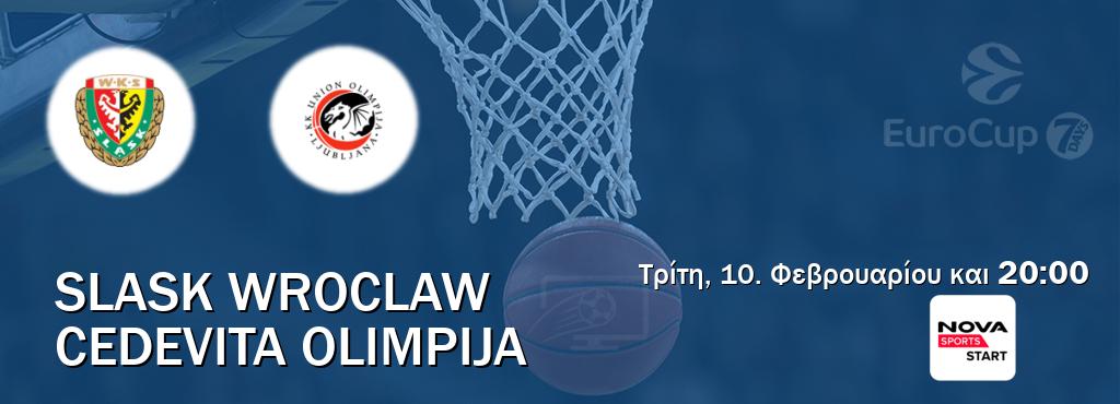 Παρακολουθήστ ζωντανά Slask Wroclaw - Cedevita Olimpija από το Nova Sports Start (20:00).
