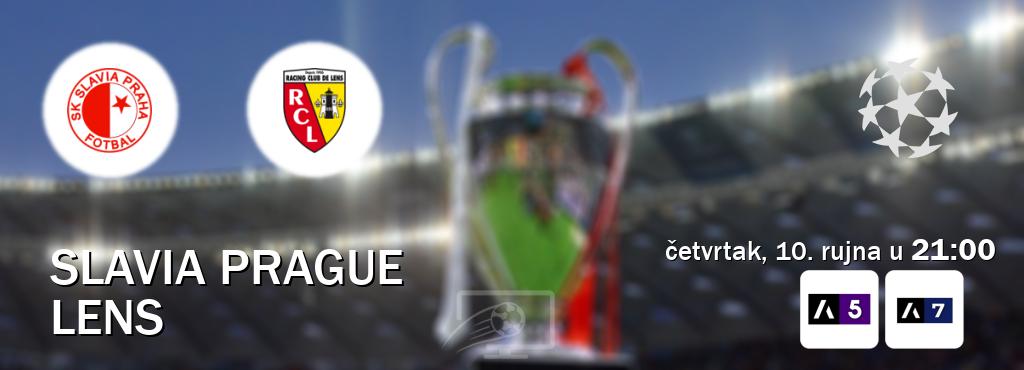 Izravni prijenos utakmice Slavia Prague i Lens pratite uživo na Arena Sport 5 i Arena Sport 7 (četvrtak, 10. rujna u 21:00). Izravni prijenos utakmice Slavia Prague i Lens pratite uživo na Arena Sport 5 i Arena Sport 7 (četvrtak, 10. rujna u 21:00).