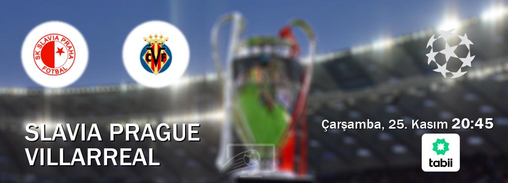 Karşılaşma Slavia Prague - Villarreal Tabii'den canlı yayınlanacak (Çarşamba, 25. Kasım 20:45). Karşılaşma Slavia Prague - Villarreal Tabii'den canlı yayınlanacak (Çarşamba, 25. Kasım 20:45).