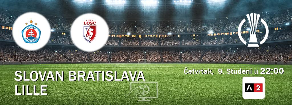 Izravni prijenos utakmice Slovan Bratislava i Lille pratite uživo na Arena Sport 2 (Četvrtak,  9. Studeni u  22:00).